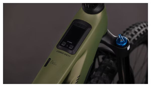 VTT Électrique Tout-Suspendu Cube Stereo Hybrid One77 HPC TM 800 12V 800 Wh Bosch 120 Nm 29''/27.5'' Vert Reed Matrix 2026