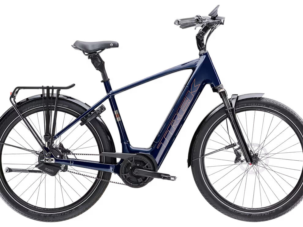 Vélo électrique trekking – Bosch Performance Line 75 Nm – Transmission Enviolo – Courroie Gates CDX