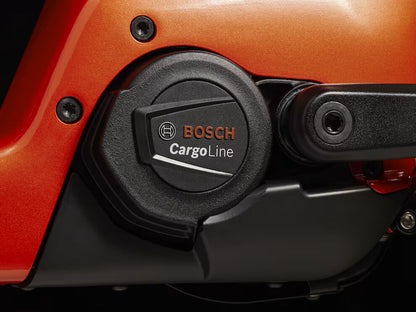 Vélo cargo électrique Bosch – 750 Wh – Performance Line Cargo 85 Nm – Transmission Enviolo – Courroie Gates CDX